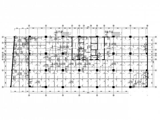 物流园两栋22层框剪配送中心结构CAD施工图纸 - 1