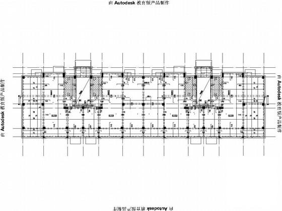 5层带车库框架结构住宅楼结构CAD施工图纸（独立基础） - 2