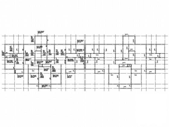 17层剪力墙结构中央公园住宅楼结构CAD施工图纸 - 2