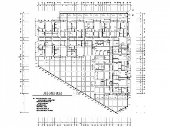 地震危房改造工程27层框支剪力墙结构CAD施工图纸 - 1