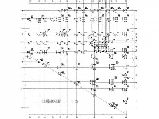 地震危房改造工程27层框支剪力墙结构CAD施工图纸 - 3