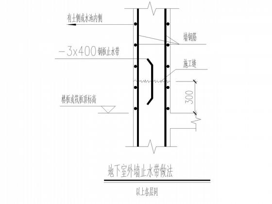 地上37层地下3层剪力墙住宅楼结构CAD施工图纸 - 5