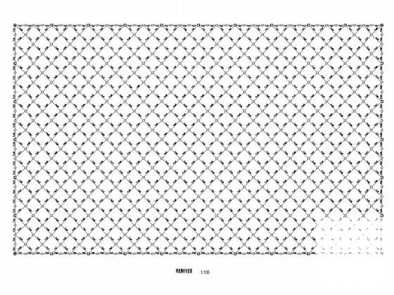 50X80米双坡网架结构CAD施工图纸 - 3