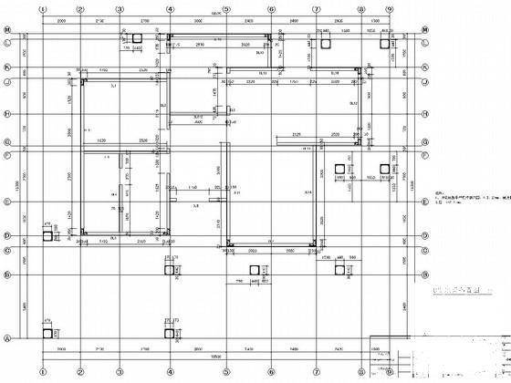 BLM结构体系别墅结构施工图纸（建筑施工CAD图纸） - 2