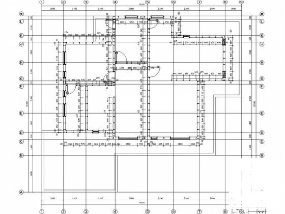 BLM结构体系别墅结构施工图纸（建筑施工CAD图纸） - 3