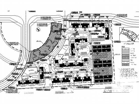 县城核心区住宅规划图纸（初设图纸） - 1