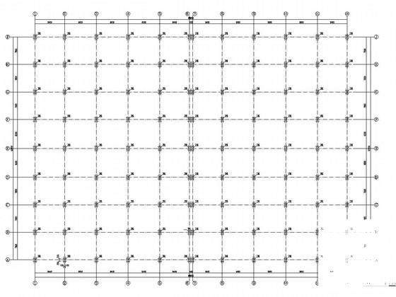 两层钢框架结构自行车厂房建筑结构CAD施工图纸(基础设计等级) - 3