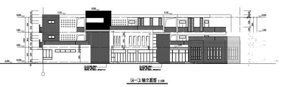 3层新城二期幼儿园建筑施工CAD图纸 - 4