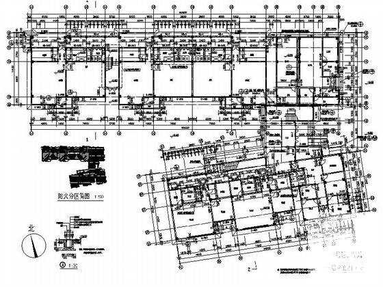 3层12班幼儿园托儿所建筑设计CAD施工图纸 - 5