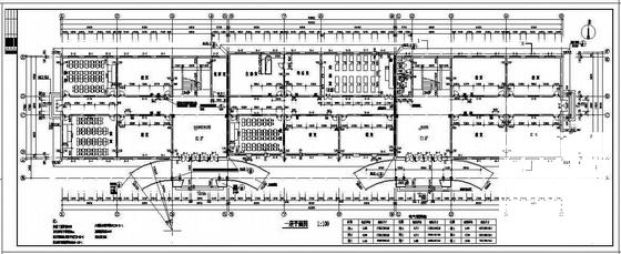 小学4层教学楼建筑施工CAD图纸（有效果图纸） - 2