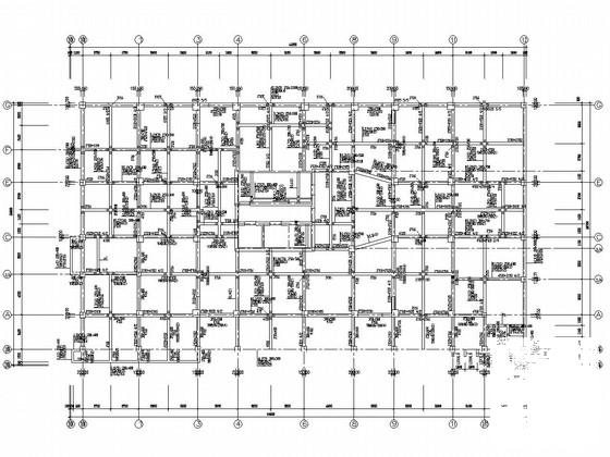 27层框剪结构商住楼结构CAD施工图纸（7度抗震） - 1