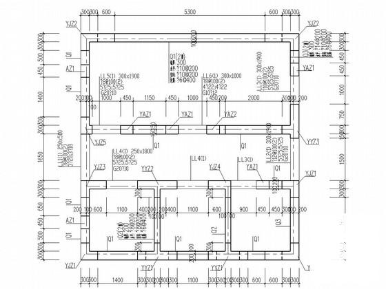 27层框剪结构商住楼结构CAD施工图纸（7度抗震） - 3