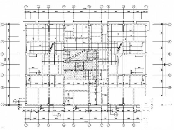 27层框剪结构商住楼结构CAD施工图纸（7度抗震） - 4