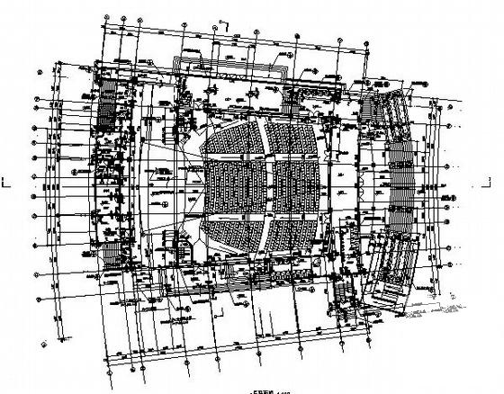 奉贤区教育局奉贤中学工程－2层报告厅建筑施工CAD图纸(卫生间详图) - 3