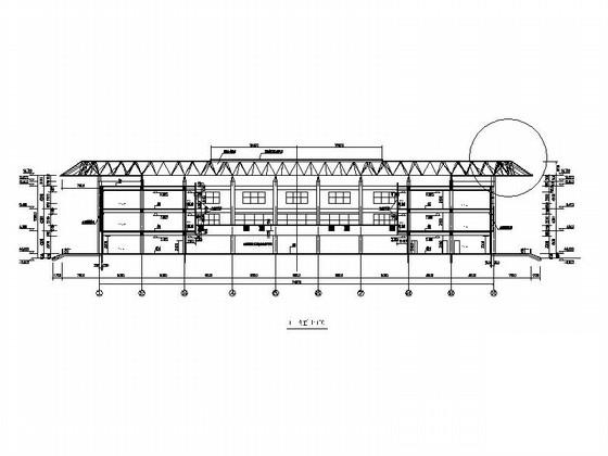 大型体育中心网球场建筑施工CAD图纸（国内顶尖设计院）(平面图) - 2
