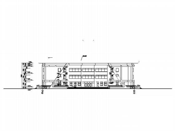 大型体育中心网球场建筑施工CAD图纸（国内顶尖设计院）(平面图) - 4