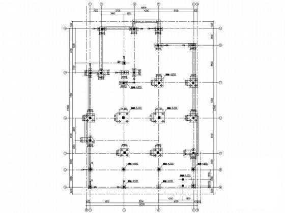 两层框架结构住宅楼结构施工图(共两套CAD图纸)(梁平法配筋图) - 1