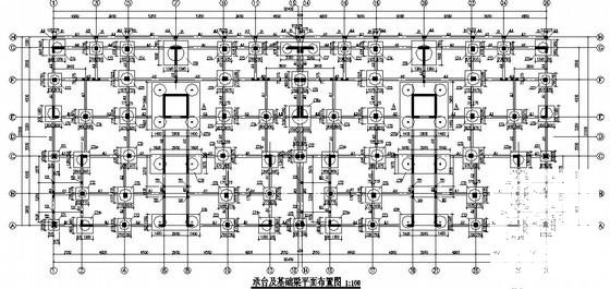 10层桩基础框剪结构经济实用房结构CAD施工图纸 - 3