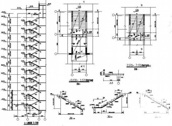 10层桩基础框剪结构经济实用房结构CAD施工图纸 - 4