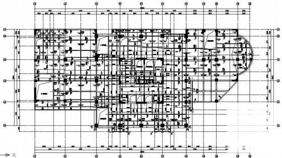 16层现浇框架核心筒办公建筑结构CAD施工图纸（8度抗震）(剪力墙构造边缘) - 2