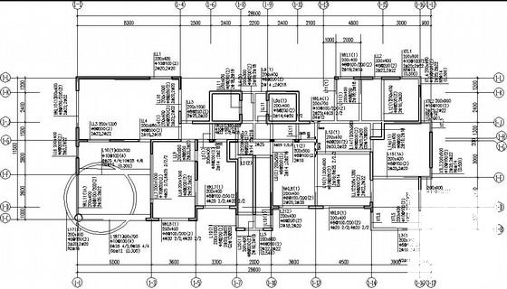 22层框架剪力墙结构住宅楼结构CAD施工图纸（桩基础） - 2