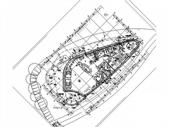 现代五项赛事中心新闻赛事中心建筑施工CAD图纸 - 3