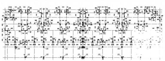 12层剪力墙结构住宅楼结构CAD施工图纸（7度抗震）(平面布置图) - 1