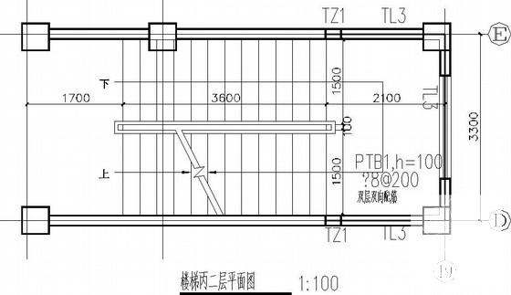 地上3层带阁楼框架教学楼结构CAD施工图纸 - 4