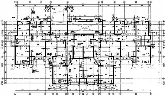 32层桩基础剪力墙住宅楼结构CAD施工图纸（7度抗震） - 1