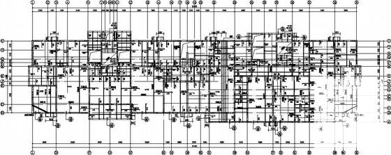 17层带储藏室地下车库剪力墙住宅楼结构CAD施工图纸(钢筋混凝土) - 1