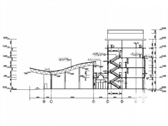 5层现代简约汽车站建筑方案设计CAD图纸(卫生间大样) - 2