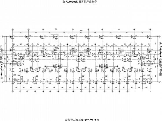 一字型18层框架剪力墙住宅楼结构CAD施工图纸 - 2