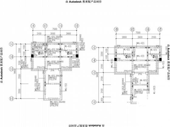 一字型18层框架剪力墙住宅楼结构CAD施工图纸 - 4