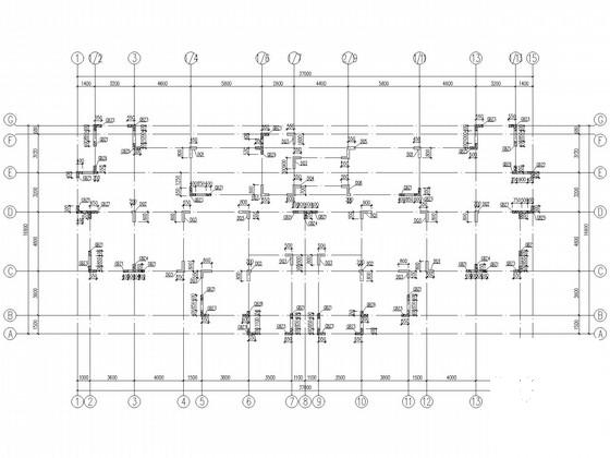 16层带架空层剪力墙住宅楼结构CAD施工图纸(地下室顶板) - 3