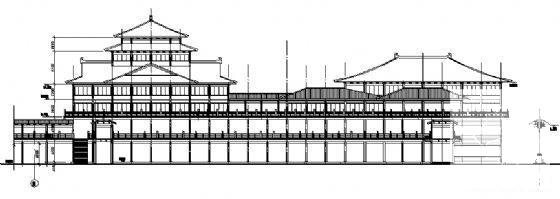 3层娱乐中心综合楼建筑扩初CAD图纸 - 2