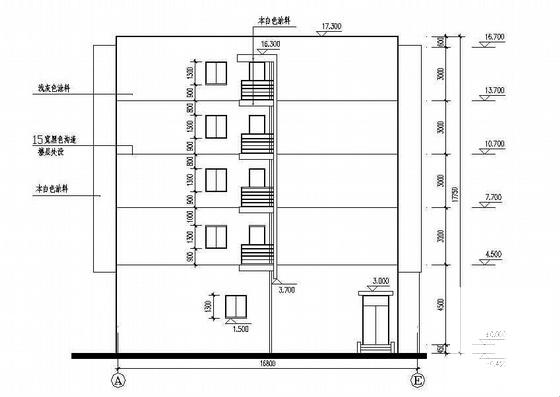 5层会所建筑施工CAD图纸(卫生间详图) - 2