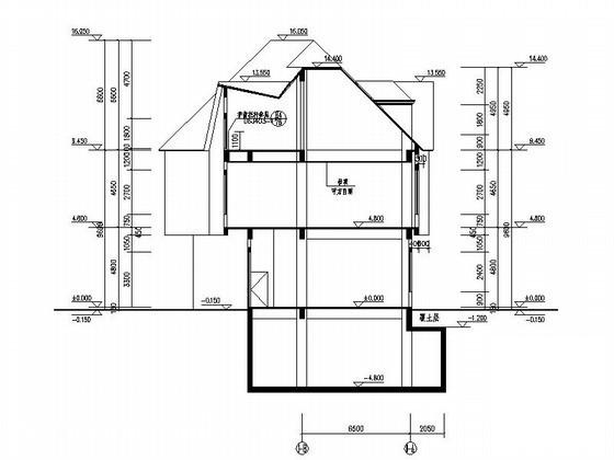 2层高级会所建筑CAD施工图纸(节点详图) - 2