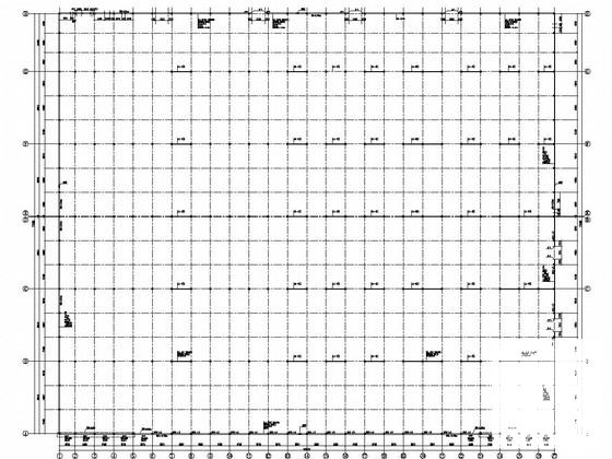 174米跨门式刚架结构农机厂房结构CAD施工图纸（10t吊车）(有限责任公司) - 1