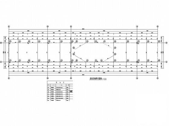 钢结构新能源汽车公司大门结构CAD施工图纸（建筑图纸） - 3