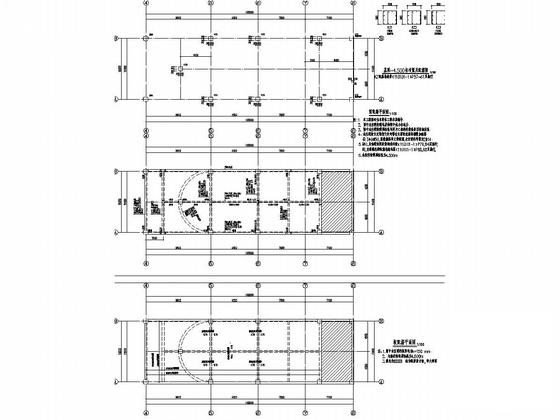 钢结构新能源汽车公司大门结构CAD施工图纸（建筑图纸） - 5