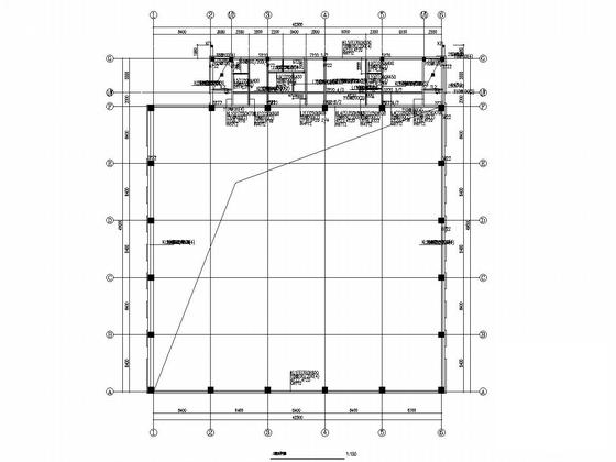 网架结构大跨网球中心体育馆建筑结构CAD施工图纸 - 5