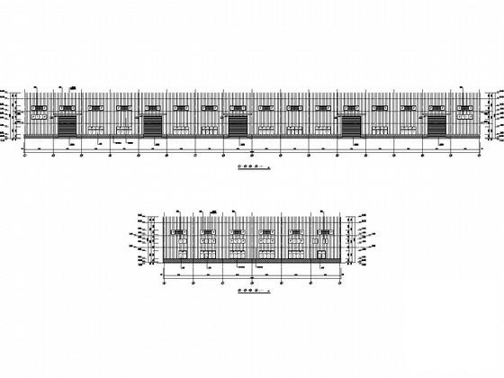 2层门式刚架结构能源再生公司厂房结构CAD施工图纸（建筑图纸） - 1