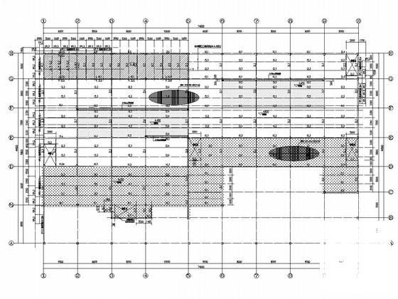 2层局部3层钢框架结构东风日产研发中心结构CAD施工图纸（建筑图纸） - 4