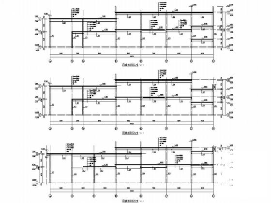 2层局部3层钢框架结构东风日产研发中心结构CAD施工图纸（建筑图纸） - 5