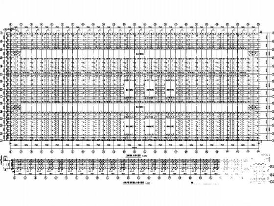 石墨电极焙烧浸渍车间及附房结构CAD施工图纸（建筑图纸） - 5