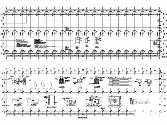 38米跨门式刚架结构五金厂结构CAD施工图纸（有10吨吊车） - 1