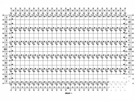 24米跨排架钢结构厂房结构CAD施工图纸（5吨行车） - 1