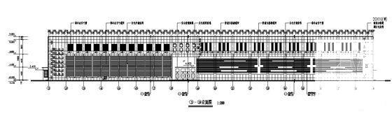 3层体育健身中心建筑CAD施工图纸 - 4