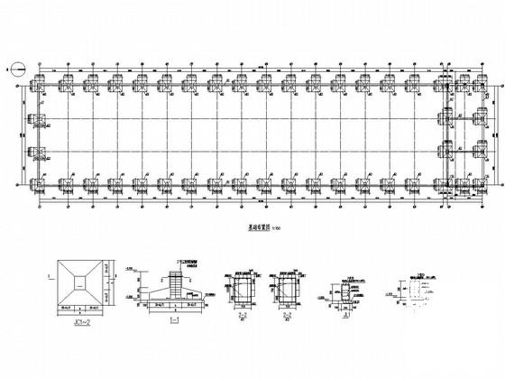 24米跨3层门式刚架结构厂房结构CAD施工图纸（建筑图纸） - 2