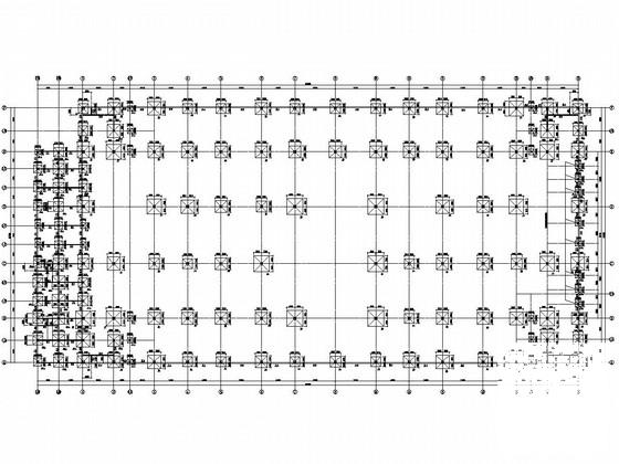 空间钢梁（桁）架结构非洲馆结构CAD施工图纸 - 1